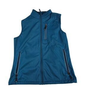33000ft Men's Teal Full Zip Vest Lightweight Outdoor Activewear Size M